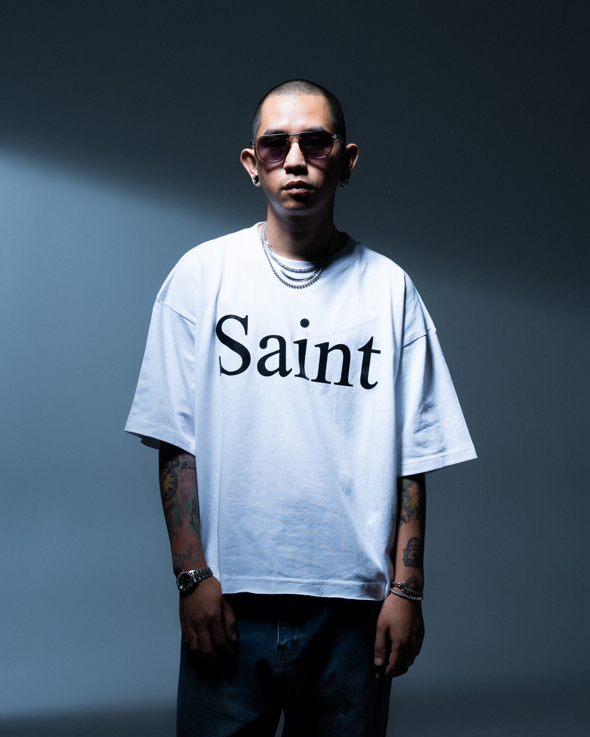 "Saint" Unfinished Boxy Tees
