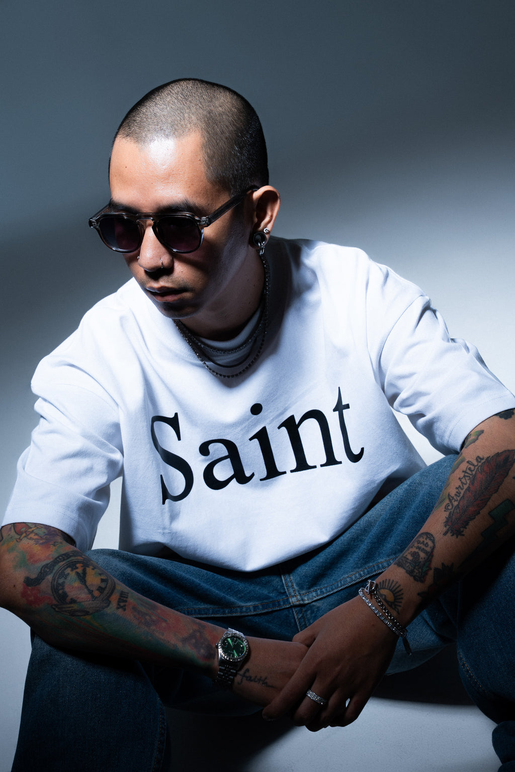"Saint" Unfinished Boxy Tees